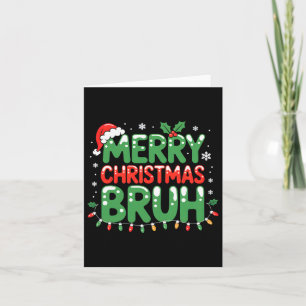 Bruh Meme Funny Saying Bro Greeting Teens Boys Men Card