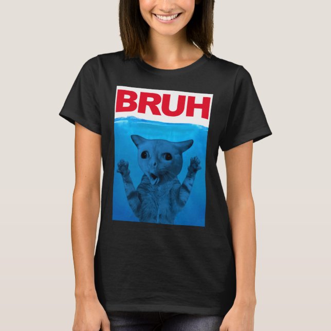 Bruh Meme Funny Saying Brother Greeting Teens Boys T-Shirt (Front)