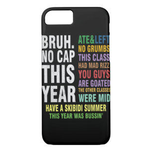 Bruh No Cap This Year Ate & Left No Crumbs This Cl iPhone 8/7 Case