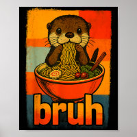 Bruh Otter Eating Japanese Ramen Noodles Men Women