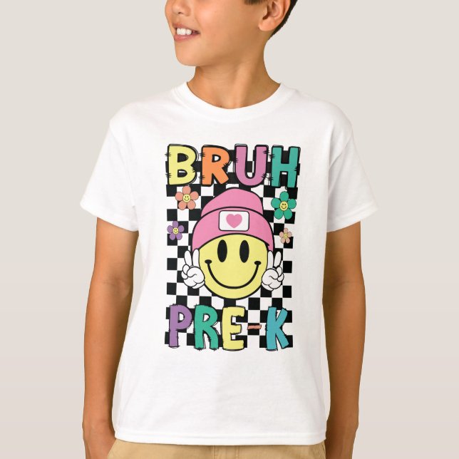 Bruh Pre-K Back-to-School Shirt (Front)