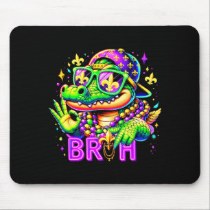 Bruh Six Seven 67 Mardi Gras Funny 6 7 Meme For Me Mouse Mat