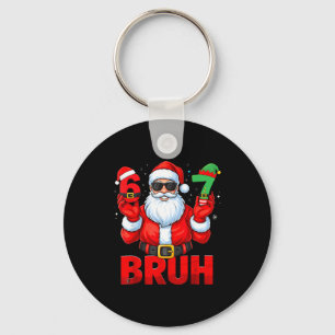Bruh Six Seven 67 Meme 6 7 Elf Santa Christmas Paj Key Ring