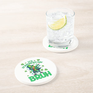 Bruh St Patricks Day Coaster