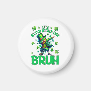 Bruh St Patricks Day Magnet