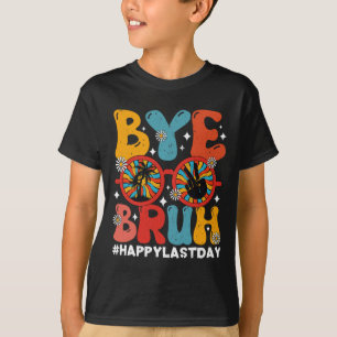 Bruh Teacher Happy Last Day Of School Summer Kids T-Shirt