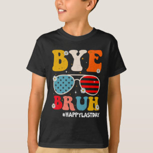 Bruh Teachers Happy Last Day Of School Summer Funn T-Shirt
