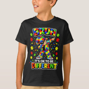 Bruh to Be Different Autism Awareness Kids Boys T-Shirt