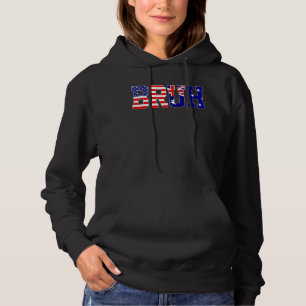 Bruh USA Australia Country Flag American Australia Hoodie