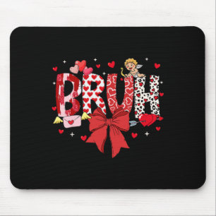 Bruh Valentine Cupid Meme Coquette Bow Bro Greetin Mouse Mat