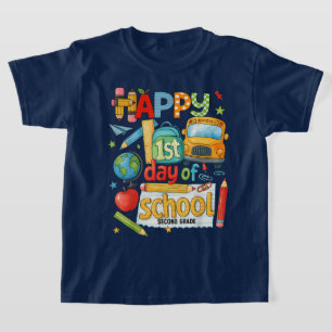 Bruh We Back 2nd Grade Back to School Second Grade T-Shirt