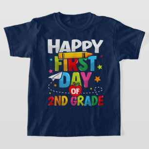 Bruh We Back 2nd Grade Back to School Second Grade T-Shirt