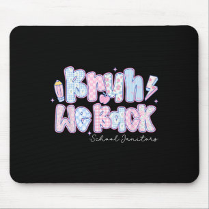 Bruh We Back School Janitors Pencil Back To School Mouse Mat