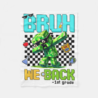 Bruh We Ck Cute Bee For Kids Students Fleece Blanket