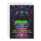 Bruh, You In? Neon Arcade Video Games Boy Birthday