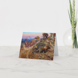 Bruin Not Bunny Turned the Leaders,1924 by Russell Thank You Card