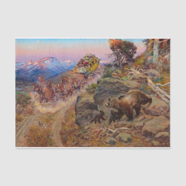 Bruin Not Bunny Turned the Leaders,1924 by Russell Tissue Paper (Front)