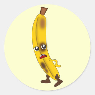 Bruised Banana: Bad Fruit Gang Classic Round Sticker