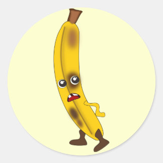 Bruised Banana: Bad Fruit Gang Classic Round Sticker