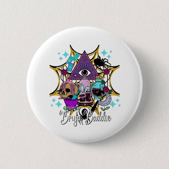 Bruja Baddie 6 Cm Round Badge (Front)