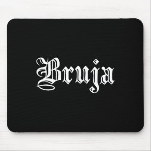 Bruja Dia De Muertos Mexican Halloween Witch Latin Mouse Mat