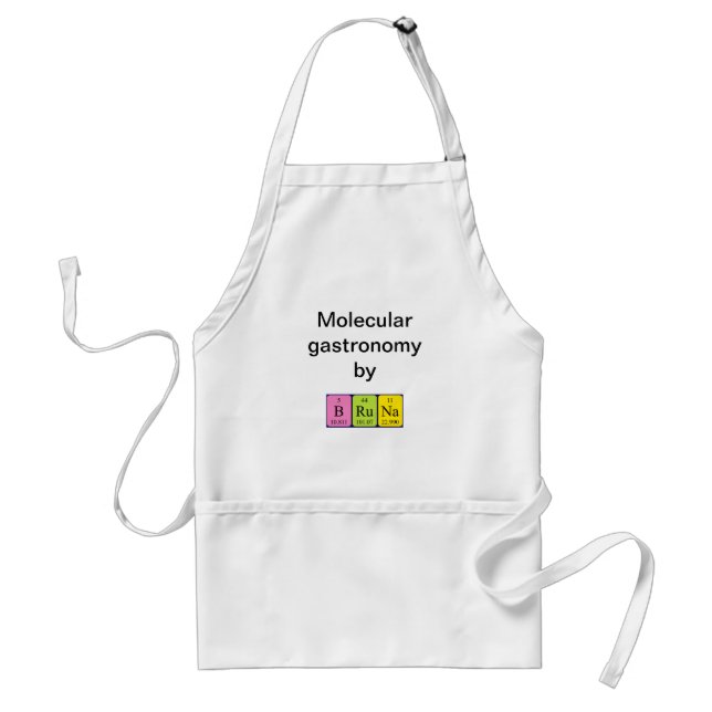 Bruna periodic table name apron (Front)