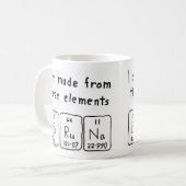 Bruna periodic table name mug (Front Left)
