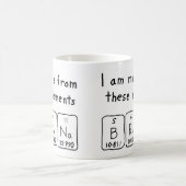 Bruna periodic table name mug (Center)