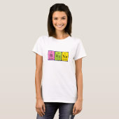 Bruna periodic table name shirt (Front Full)