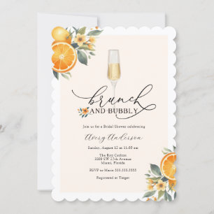 Brunch and Bubbly Bridal Shower Invitation