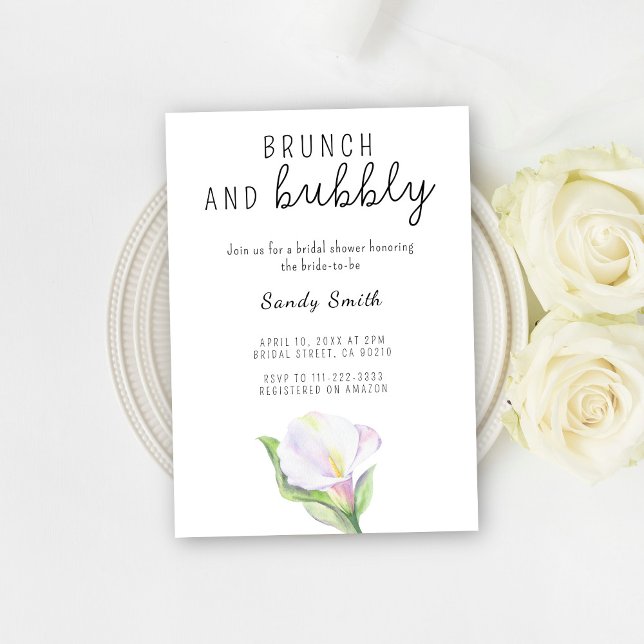 Brunch and bubbly bridal shower invitation (Creator Uploaded)