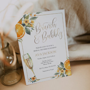 Brunch and Bubbly Bridal Shower Invitation