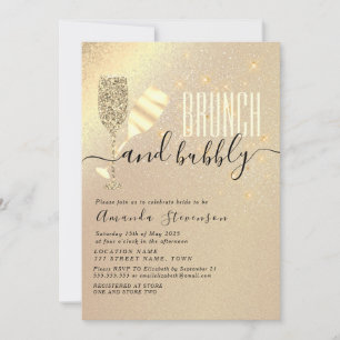 Brunch and Bubbly Bridal Shower Invitation