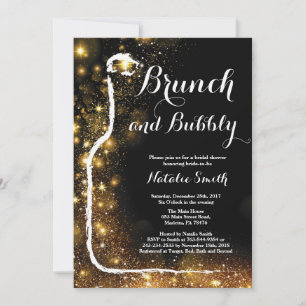 Brunch and Bubbly Bridal Shower Invitation