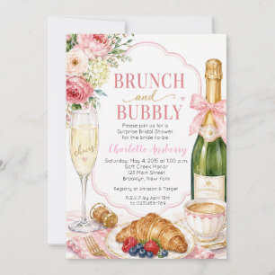 Brunch and Bubbly Bridal Shower Invitation