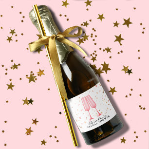 Brunch and Bubbly Bridal Shower Mini Sparkling Wine Label