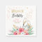 Brunch and Bubbly Bridal shower Paper Napkins Pink