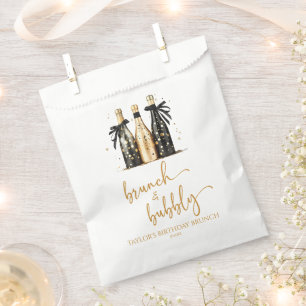 Brunch and Bubbly Champagne Birthday Brunch Party Favour Bags
