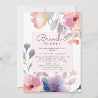 Brunch and Bubbly Couples Floral Bridal Shower