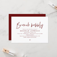 Brunch and Bubbly, Modern Casual Bridal Shower
