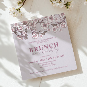 Brunch and Bubbly Mother's Day Brunch Invitation