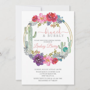 BRUNCH, BRIDAL SHOWER, DESERT THEME, FLORAL
