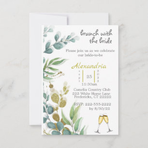 Brunch Bridal Shower Invitation