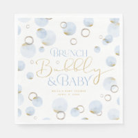 Brunch Bubbly and Baby Shower Napkins