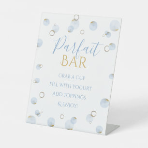 Brunch Bubbly and Baby Shower Parfait Bar  Pedestal Sign