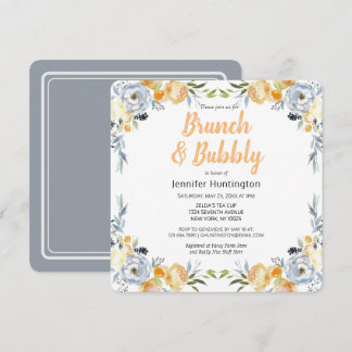 Brunch & Bubbly Bridal Shower Floral Boho