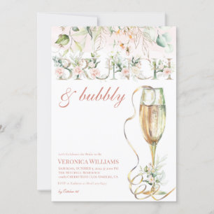 Brunch & Bubbly Bridal Shower Invitation