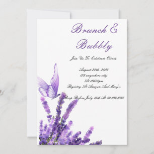 BRUNCH & BUBBLY BRIDAL SHOWER INVITATION