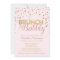 Brunch & Bubbly Glitter Bridal Shower Invitation