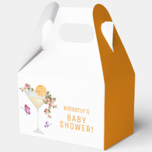 Brunch Bubbly Summer Floral Champagne Baby Shower Favour Box